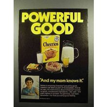 1978 General Mills Cheerios Cereal Ad - Powerful Good