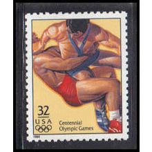 3068f 32c Freestyle Wrestling Fine MNH V4435