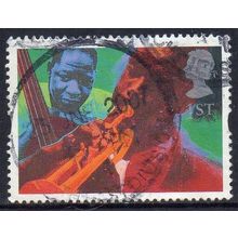 GB 1995 Greetings in Art - Jazz, Andrew Mockett 1st Used