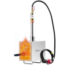Portable Propane Forge 1 Burner Farrier Forge 2600 Knife Metal Square