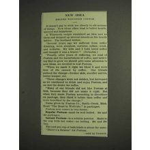 1914 Postum Drink Ad - New Idea