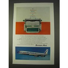 1959 Remington Electric Typewriter Ad - Air France