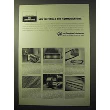 1964 Bell Telephone Ad - Materials for Communications