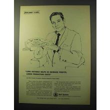 1964 Bell Telephone Ad - Long Distance Increase Profits