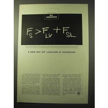 1964 Bell Telephone Ad - Looking at Adhesion