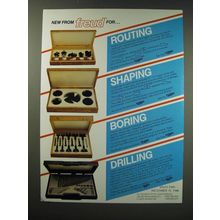 1987 Freud Bit Sets Ad - Router, Cabinet, Forstner Bit Sets