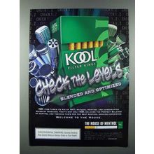 2004 Kool Cigarette Ad - Check the Levels