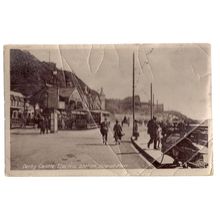 DERBY CASTLE ELECTRIC STATION, ISLE OF MAN used vintage postcard. RP 1926 pm =