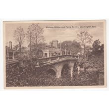 Victoria Bridge and Pump Rooms Leamington Spa Postcard Warwickshire