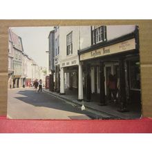 HIGH STREET, TOTNES, DEVON used postcard J. Arthur Dixon 1995 pm =