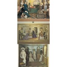 Bath Museum Of Costume 3x Victorian Fashion Postcard s
