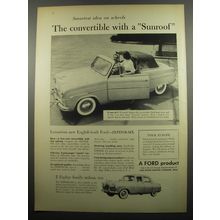1955 Ford Zephyr-Six Convertible Ad - Smartest idea on wheels The convertible