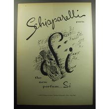 1957 Schiaparelli Si Perfume Ad