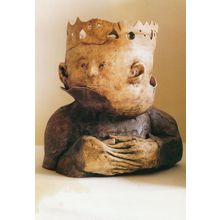 Little King Unique Ceramic Statue Mug Diana Pooley Postcard Please Read