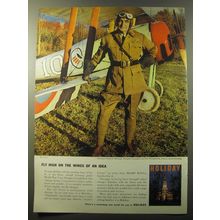 1960 Holiday Magazine Advertisement - Fly high on the wings of an idea