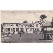 EC303 WEST BAY, DUNOON - WINDSOR HOUSE. PRINTED POSTCARD