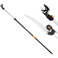 Fiskars 2-In-1 Extendable Tree Pruner and Pole Saw (Extends 7.9 - 12 Feet) with