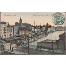 Köttelbrücke, Königsberg in Preussen, 1912 - Reinicke & Rubin AK