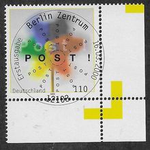 GER 2000 110pf 'TOY WINDMILL AND POST' (CORNER MARGIN) FINE USED (EBID59-433)