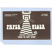 New Jersey Flemington Advertising Card Paper Tiger Turntable Junction~1104