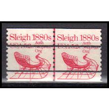 1900a 5.2c Sleigh Fine MNH Dry Gum CNP Left 2 PA0356