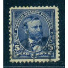 Used 281 5c Ulysses S. Grant Fine M04910