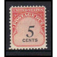 J93 5c Postage Due Just Clears MNH K5444