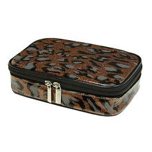 6-pc Set Cosmetic Bags - Bronze Leopard - BG-HM00005BZ-6