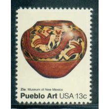 1706 13c Zia Pottery Fine MNH MA0661