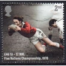 GB 2021 Rugby Union - England v Wales, Five Nations Championship 1970 2nd Used