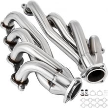Exhaust Header Set 1 3/4" Exhaust Turbo Headers, Stainless Steel Exhaust Man...
