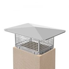 Chimney Cap, 13" x 17" Flue Caps, 304 Stainless Steel Fireplace Chimney Cove...