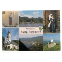 KAMP-BORNHOFEN, multiview unused vintage postcard #
