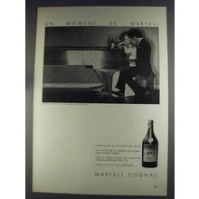 1980 Martell Cognac Ad - Un Moment De Martell