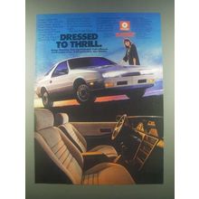 1985 Dodge Daytona Ad - Dressed to Thrill