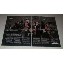 1985 Newsweek Magazine Ad - The week the Afganistan war was closed to the press