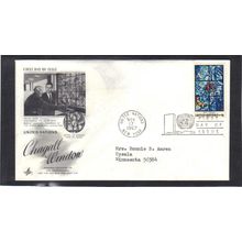 FDC Art Craft 180 6c Chagall Window (Cachet-Typed/A) CV39378