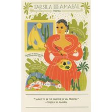 Tarsila de Aguiar do Amaral Brazillian Painter Artist Postcard
