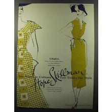 1953 Hope Skillman L'Aiglon Dresses Advertisement - Ten Years in Cottons