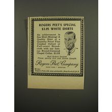 1953 Rogers Peet White Shirts Advertisement - Special $3.95 White Shirts