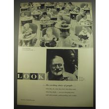 1956 Look Magazine Ad - Grave burblings in a wonderful world