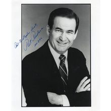 Pat Buchanan USA Politics White House Aide Large Hand Signed Photo