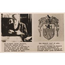 Princess Marina Duchess Of Kent Coat Of Arms Irish Maker Old RPC Postcard