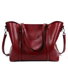 Leather Purse For Women Real Leather Tote For Women Ladies Shoulder Handbag Red