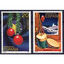 España. 1987. Mi # 2805 / 06. Navidad. Christmas