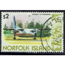 NORFOLK ISLAND 1980 $2 AEROPLANE SG 250 USED