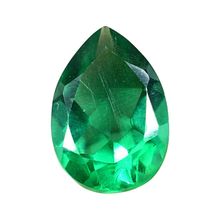 8.35 Ct Colombian Natural Green Emerald Pear Shape Loose Gemstone