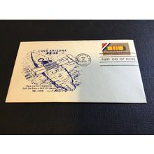 ICOLLECTZONE US USS Arizona Memorial Cover BB-39 (F400)