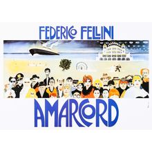 Amarcord Poster Canvas Movie Film Print A0 A1 A2 A3 A4 A5 A6 Art Wall