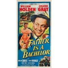 Father Is a Bachelor (1950)_2 Movie Film Poster Canvas iconic design